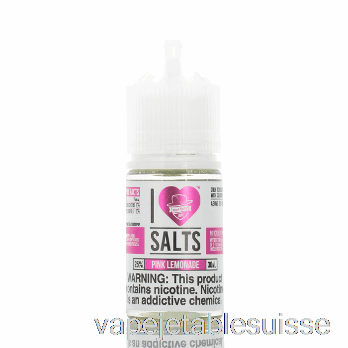 Vape Suisse Limonade Rose - J'aime Les Sels - 30ml 25mg